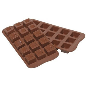 Emga Moule à Chocolat CUBO | Silicone | 220x110mm