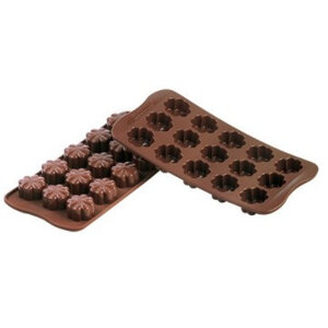 Emga Moule à Chocolat FLEURY | Silicone | 220x110mm