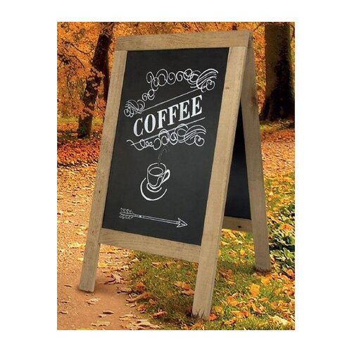 Securit Panneau Ardoise de Trottoir | Résistant aux Intempéries | 1310x722x720mm