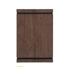Securit Plaque Porte-Menu A4 | Noyer | 320x220x50mm Securit Plaque Porte-Menu A4 | Noyer | 320x220x50mm