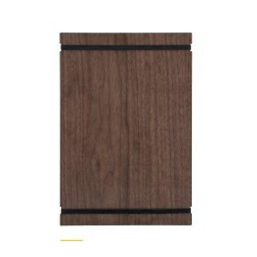 Securit Plaque Porte-Menu A4 | Noyer | 320x220x50mm