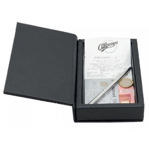 Securit Boite Porte-Addition | Simili-Cuir | 40x83x110mm Securit Boite Porte-Addition | Simili-Cuir | 40x83x110mm