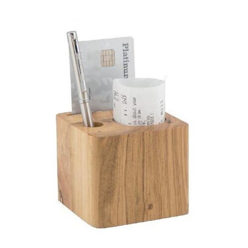 Securit Porte-Addition en Bois | 3 Compartiments | 70x80x80mm