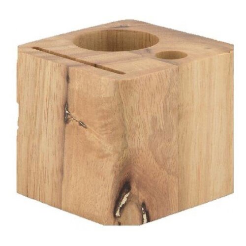 Securit Porte-Addition en Bois | 3 Compartiments | 70x80x80mm