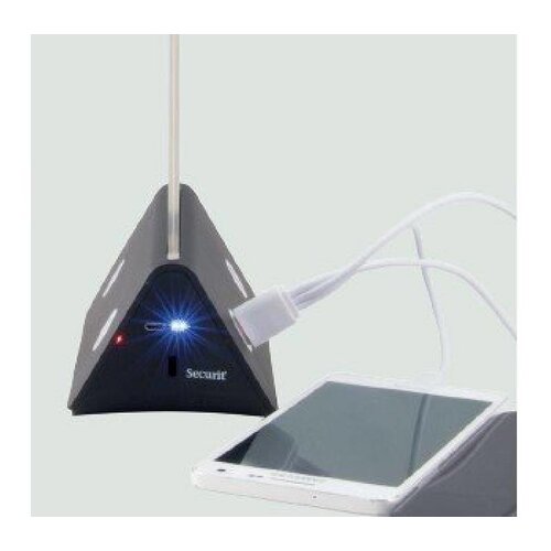 Securit Porte-Affiche et Chargeur Téléphone | Cable USB Inclus | 277x160x70mm