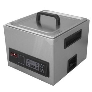 CaterChef Bain Marie GN2/3 | 200(p)mm | Deux Racks de Stockage | 370x340x270(h)mm