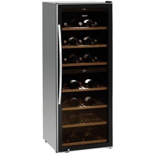 Bartscher Cave à Vin | Modèle silencieux | 2 Zones De Température | 595x625x1590(h)mm