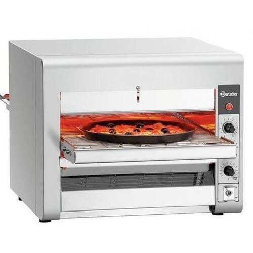 Bartscher Four à Pizza Convoyeur | Ø320mm | 3,5kW | 1045x472x395(h)mm