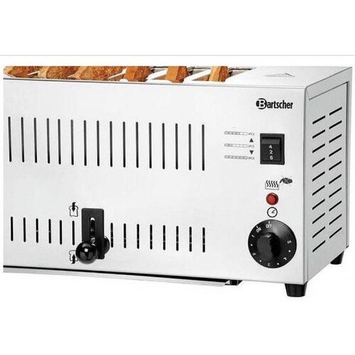 Bartscher Grille-Pain | 6 Fentes 2,5KW | 405x265x220(h)mm