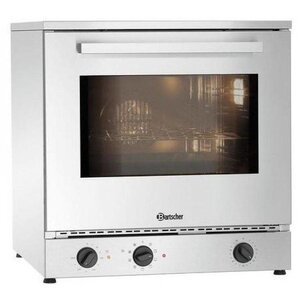 Bartscher Four à Convection Inox | Multifonction | 1,8kW/230V | 600x650x620(h)mm
