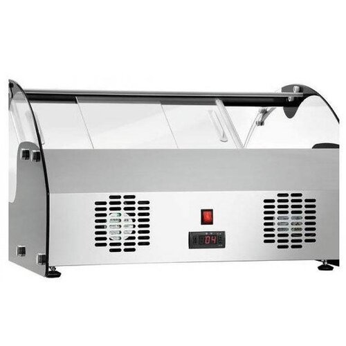 Bartscher Vitrine Réfrigérée 105 Litres | Self Service | Ouverture 2 Côtés | 700x880x410(h)mm