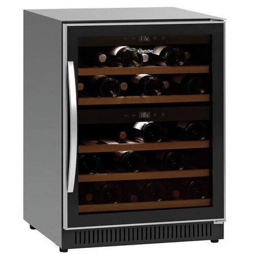 Bartscher Cave á Vin Noir | Mode Silencieux | 2 Zones de Température | 590x575x825(h)mm Bartscher Cave á Vin Noir | Mode Silencieux | 2 Zones de Température | 590x575x825(h)mm