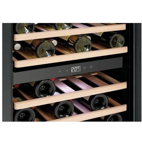 Bartscher Cave á Vin Noir | Mode Silencieux | 2 Zones de Température | 590x575x825(h)mm