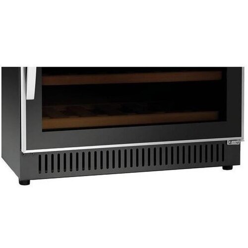 Bartscher Cave á Vin Noir | Mode Silencieux | 2 Zones de Température | 590x575x825(h)mm