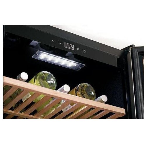 Bartscher Cave á Vin Noir | Mode Silencieux | 2 Zones de Température | 590x575x825(h)mm