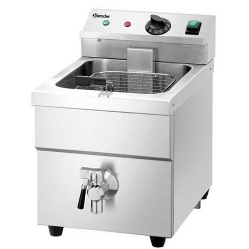 Bartscher Friteuse à Induction Inox | 8 Litres | 3500W | Avec Panier | 290x480x515(h)mm
