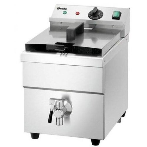 Bartscher Friteuse à Induction Inox | 8 Litres | 3500W | Avec Panier | 290x480x515(h)mm