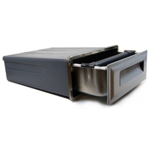 Ronda Tiroir à Marc de Café INOX | Encastrable | Ronda AP272 | Dim. ext. 377x431x164(h)mm