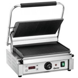 Bartscher Grill de Contact  Panini | 2200W | Electronique | 410x400x200(h)mm