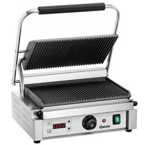 Bartscher Grill de Contact  Panini | 2200W | Electronique | 410x400x200(h)mm