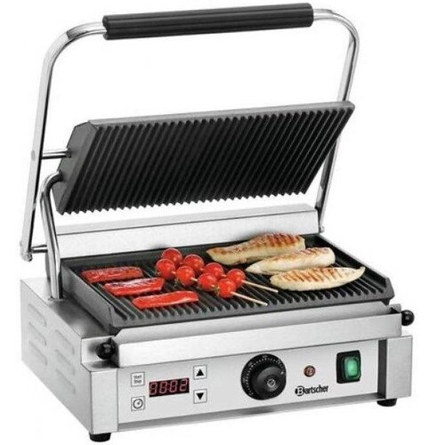 Bartscher Grill de Contact  Panini | 2200W | Electronique | 410x400x200(h)mm