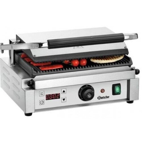 Bartscher Grill de Contact  Panini | 2200W | Electronique | 410x400x200(h)mm