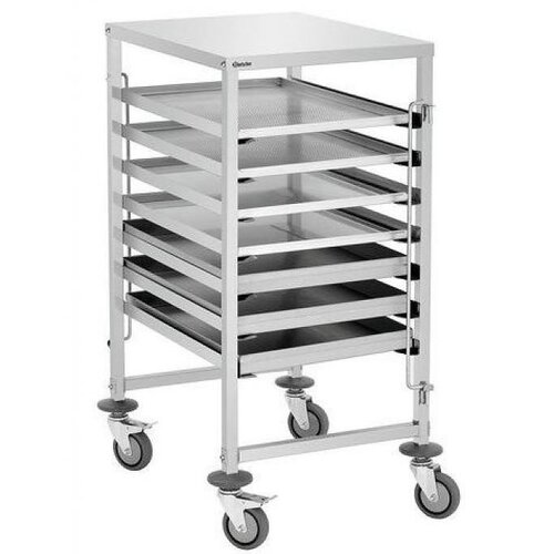 Bartscher Chariot de Rangement | 7 Grilles 60x40cm | 535x685x1010(h)mm