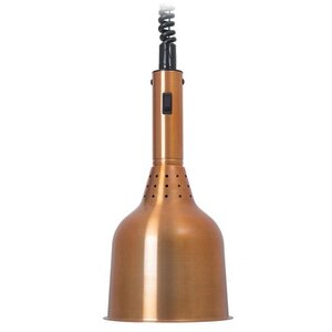 CHRselect Lampe Chauffante Cuivre | Ø180x360mm | Fabriqué en Europe | Cable 1800mm | Ampoule 250W Incl.