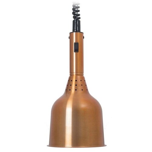 CHRselect Lampe Chauffante Cuivre | Ø180x360mm | Fabriqué en Europe | Cable 1800mm | Ampoule 250W Incl.