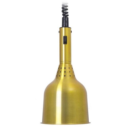 CHRselect Lampe Chauffante Bronze | Ø180x360mm | Fabriqué en Europe | Cable 1800mm | Ampoule 250W Incl.