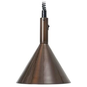 CHRselect Lampe Chauffante Retro Cuivre | Ø280x360mm | Fabriqué en Europe | Cable 1800mm | Ampoule 250W Incl.