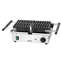 Gaufrier "Deluxe II" | 1,5kW | Revêtement Antiadhésif  |  525x340x250(h)mm