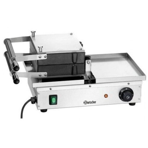 Bartscher Gaufrier "Deluxe II" | 1,5kW | Revêtement Antiadhésif  |  525x340x250(h)mm