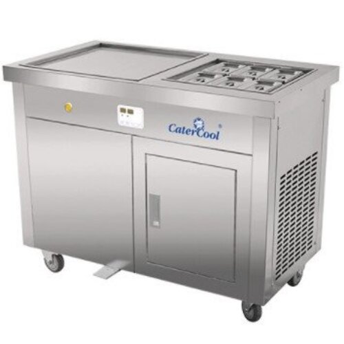 Emga Teppanyaki à Glace Inox avec 6x GN1/9  | DIGITAL | 230V/3600W | 1160x640x960(h)m