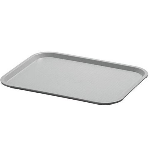 Bartscher Plateau de Service Gris Robuste | Surface Structurée | 415x315mm