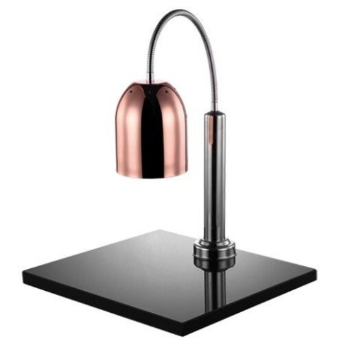 Emga Lampe Chauffante Cuivre | Modèle de Table + Plateau 50x45cm | 650(h)mm | avec Interrupteur!