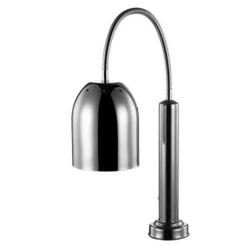 Emga Lampe Chauffante ENCASTRABLE | Chrome | Ø160x580(h)mm | avec Interrupteur!
