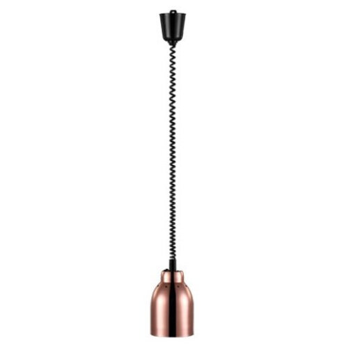 Emga Lampe Chauffante Cuivre | Cable 180cm | Ø160x180mm | avec Interrupteur!