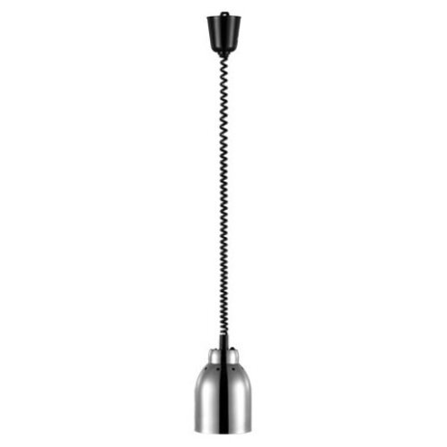 Emga Lampe Chauffante Chrome | Cable 180cm | Ø160x180mm | avec Interrupteur!