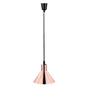 Emga Lampe Chauffante Cuivre | Cable 180cm | 214,5(H)xØ26,5cm | avec Interrupteur!