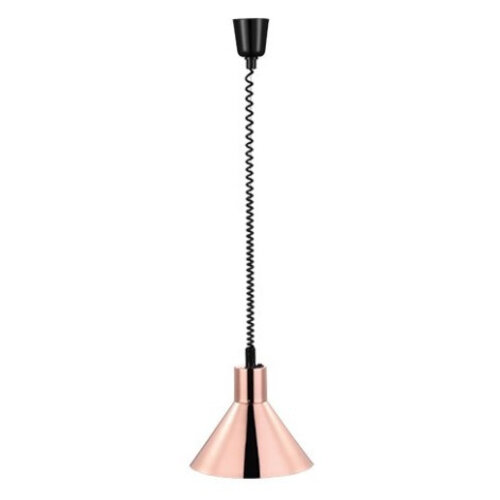 Emga Lampe Chauffante Cuivre | Cable 180cm | 214,5(H)xØ26,5cm | avec Interrupteur!