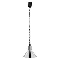 Lampe Chauffante Chrome | Cable 180cm | Ø230x180mm | avec Interrupteur!
