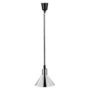 Emga Lampe Chauffante Chrome | Cable 180cm | Ø230x180mm | avec Interrupteur!