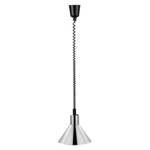 Emga Lampe Chauffante Chrome | Cable 180cm | Ø230x180mm | avec Interrupteur!