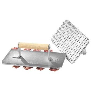 Emga Presse à Steak Aluminium | Cuisson Plus Rapide de la Viande