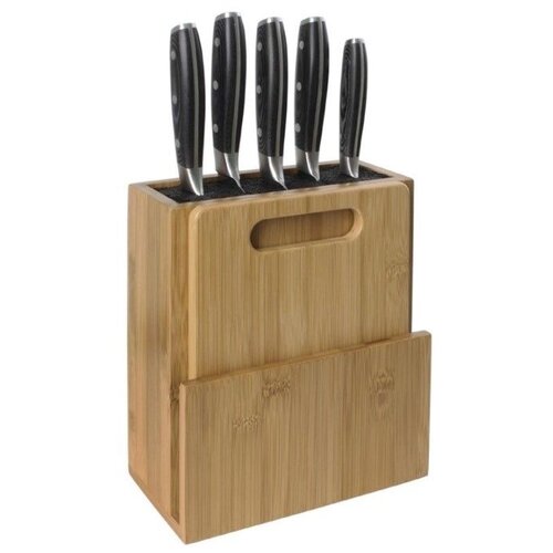 CHRselect Bloc à Couteaux | avec Planche en Bois | 4,5kG