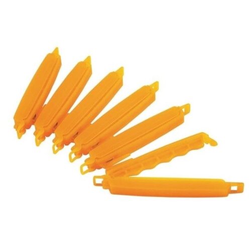CHRselect Pinces de Fermeture | Pour Poches Schneider | 120mm | Lot de 6