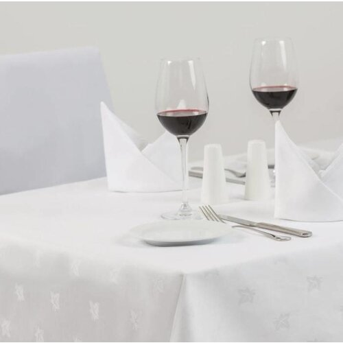 CHRselect Nappe  Feuille de Lierre | Rectangulaire | 100% Coton Blanc | Disponibles en 6 Tailles