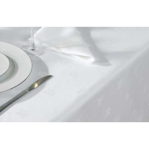 CHRselect Nappe  Feuille de Lierre | Rectangulaire | 100% Coton Blanc | Disponibles en 6 Tailles