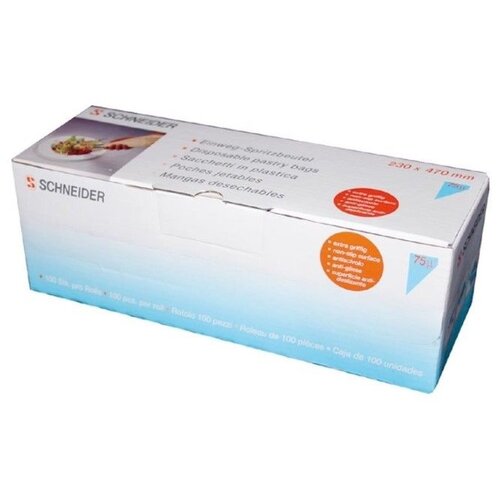 CHRselect Poches à Douilles Jetables | Schneider Bleues | 470mm | Rouleau de 100